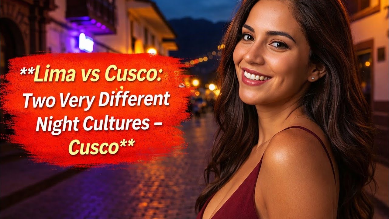 Lima vs Cusco: Two Very Different Night Cultures