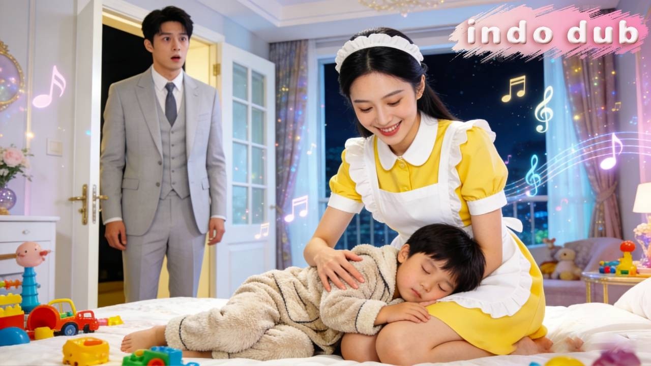 100 pengasuh tidak bisa menenangkan anak CEO, pengasuh baru nyanyi satu lagu langsung tidur!