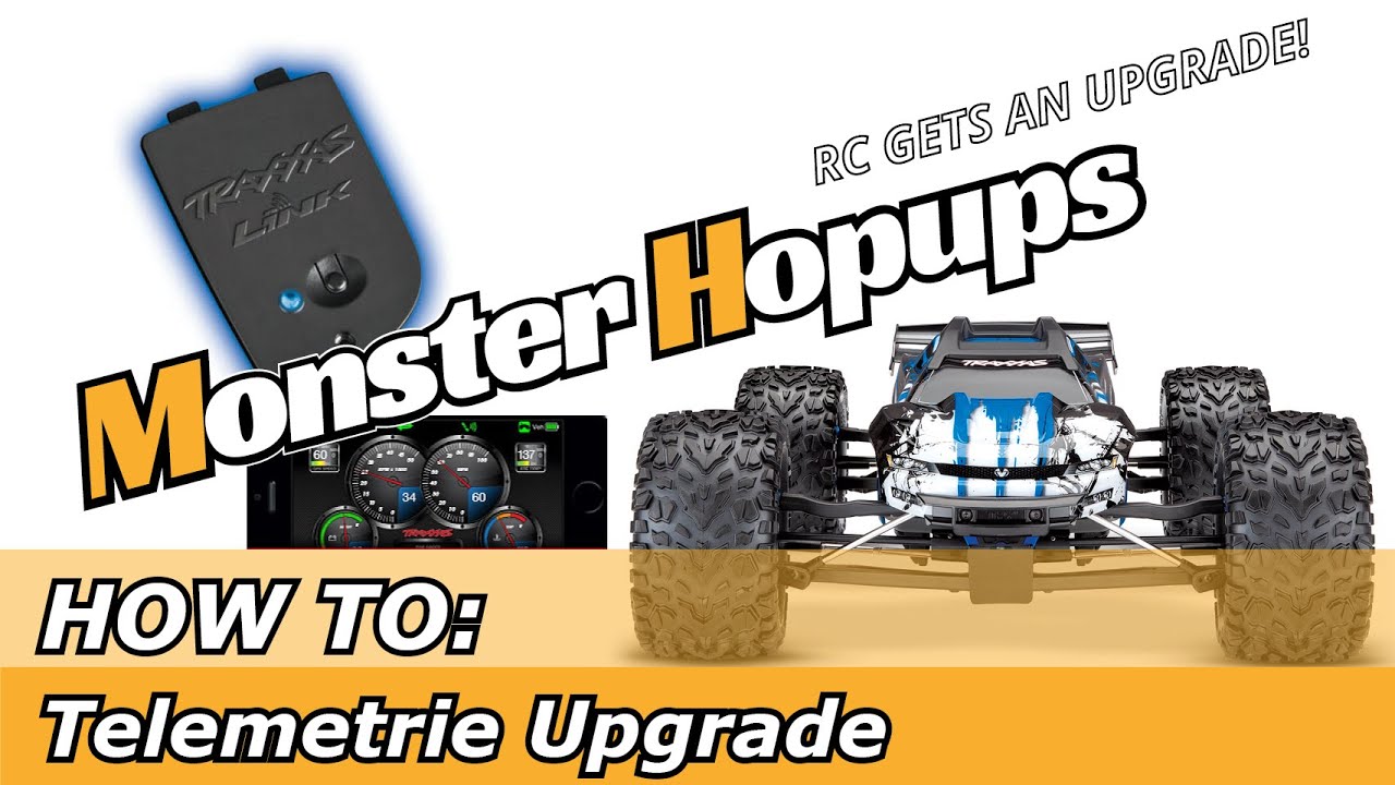 🔥 TELEMETRIE UPGRADE - Traxxas E-Revo V2, Unlimited Desert Racer, X-Maxx 8S, VXL-6S, VXL-8S 🔥