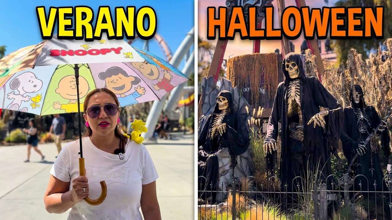 Knotts celebrando Halloween 🎃 por adelantado 😒