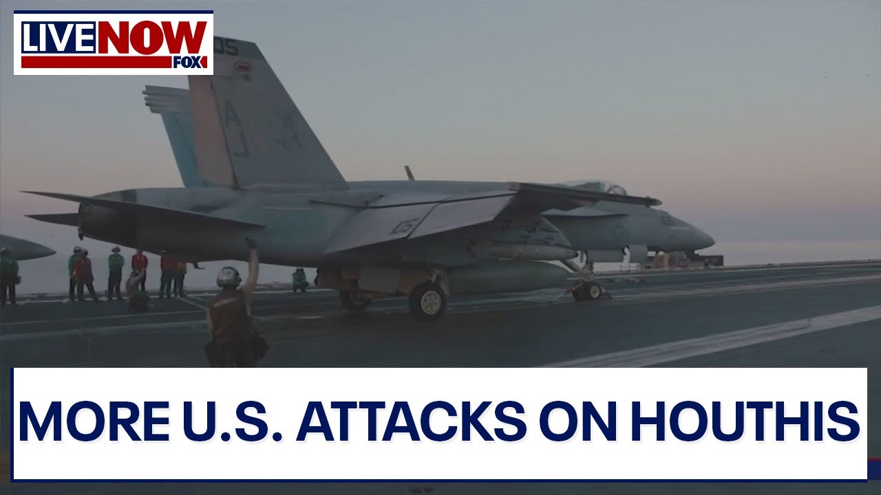 Israel-Hamas war: U.S. launches new round of strikes against Houthis in Yemen | LiveNOW from FOX