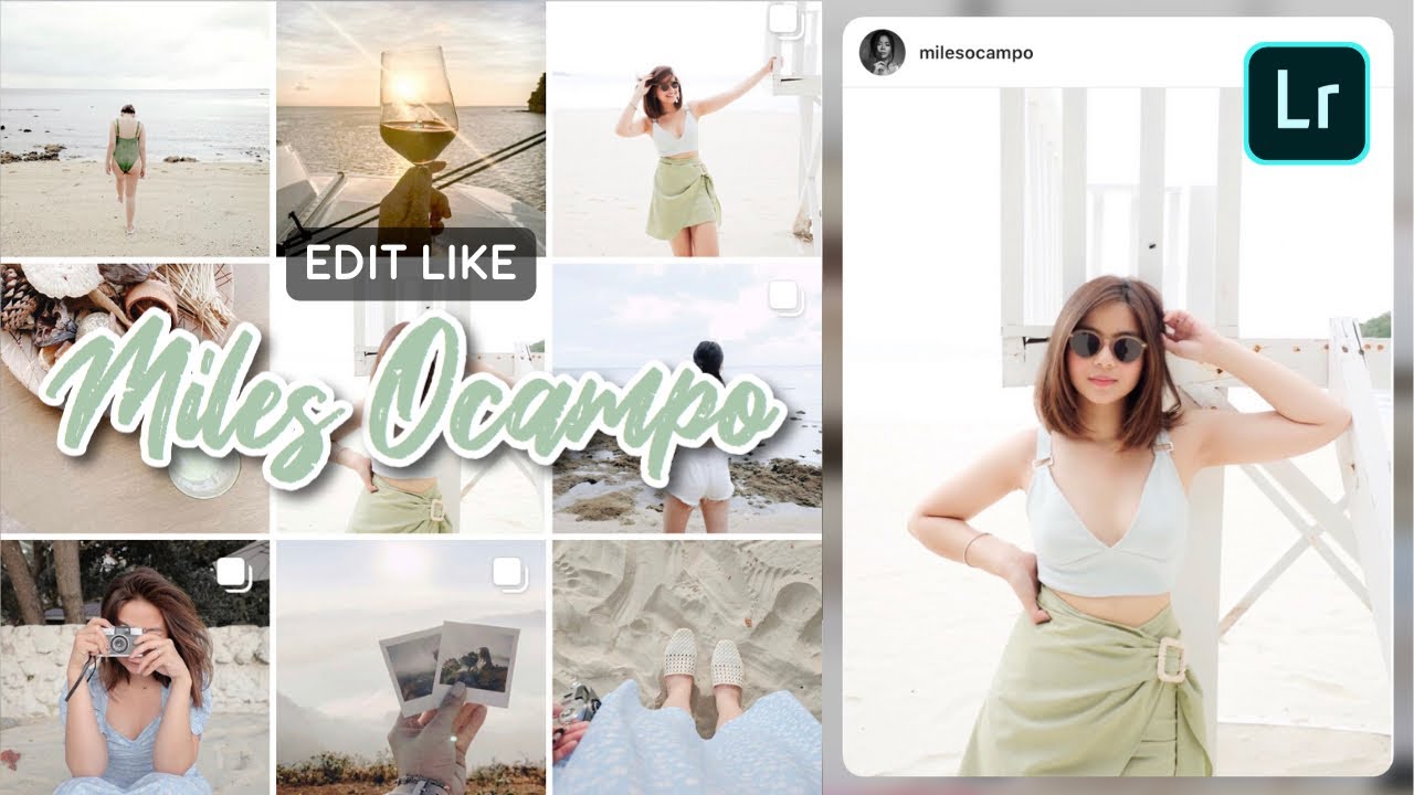 Lightroom Mobile Presets Free Dng Xmp | Lightroom Editing Tutorial | Miles Ocampo IG Filter Preset