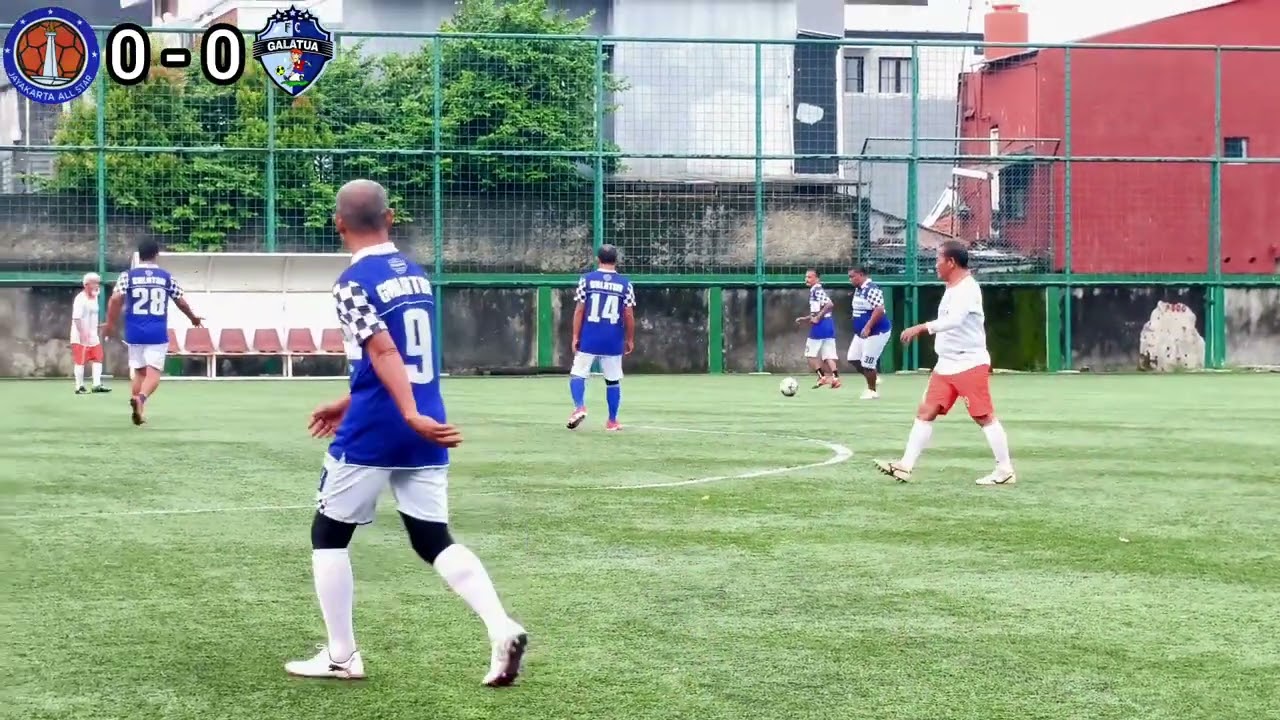 Jayakarta all-star vs Galatua all-star. Lapangan ingub Jagakarsa