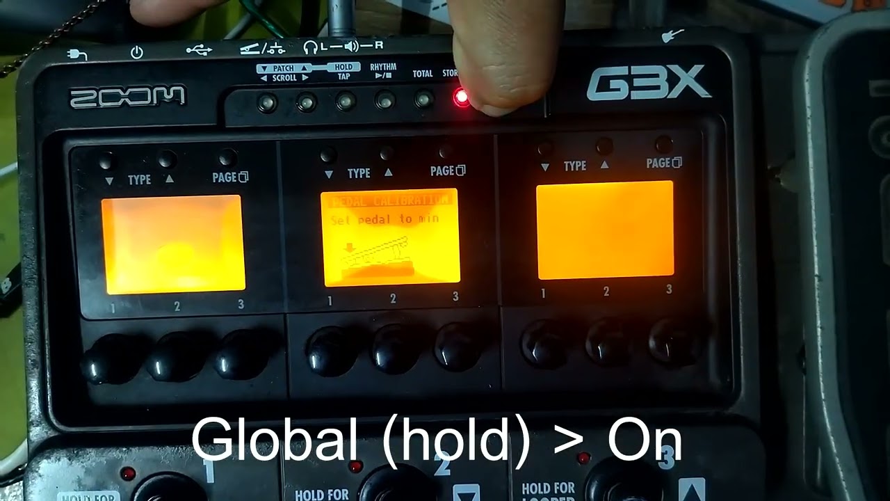 How to calibrate Expression Pedal Zoom G3X