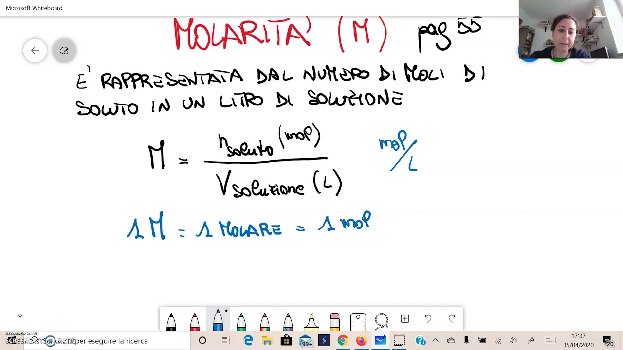 la molarità