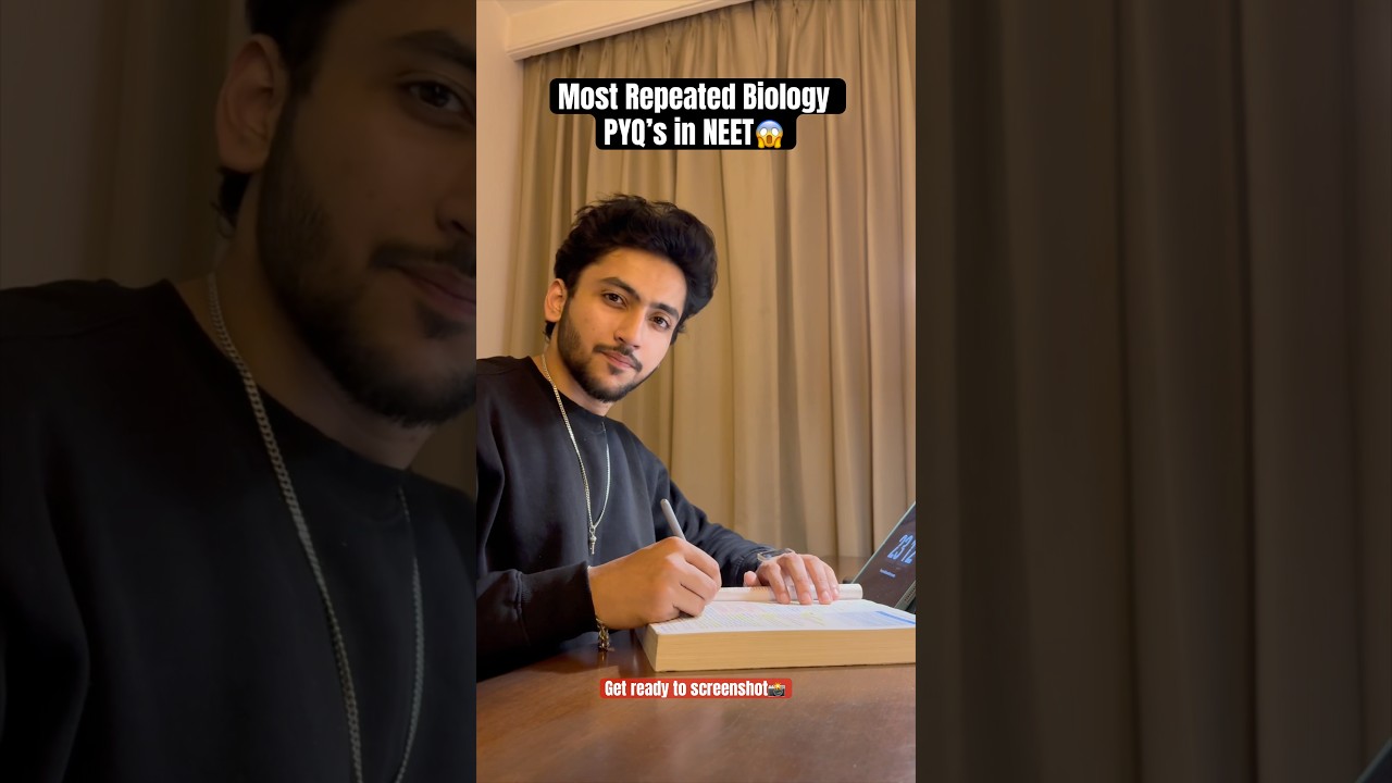 Most Repeated Biology PYQ&rsquo;s in NEET😱 #neet2025 #neet #neetmotivation #biology #neetexam