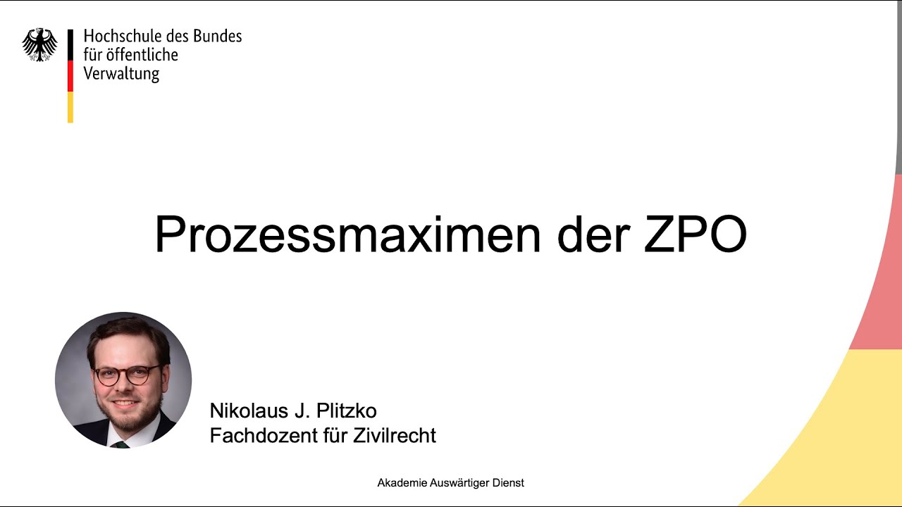 Prozessmaximen der ZPO