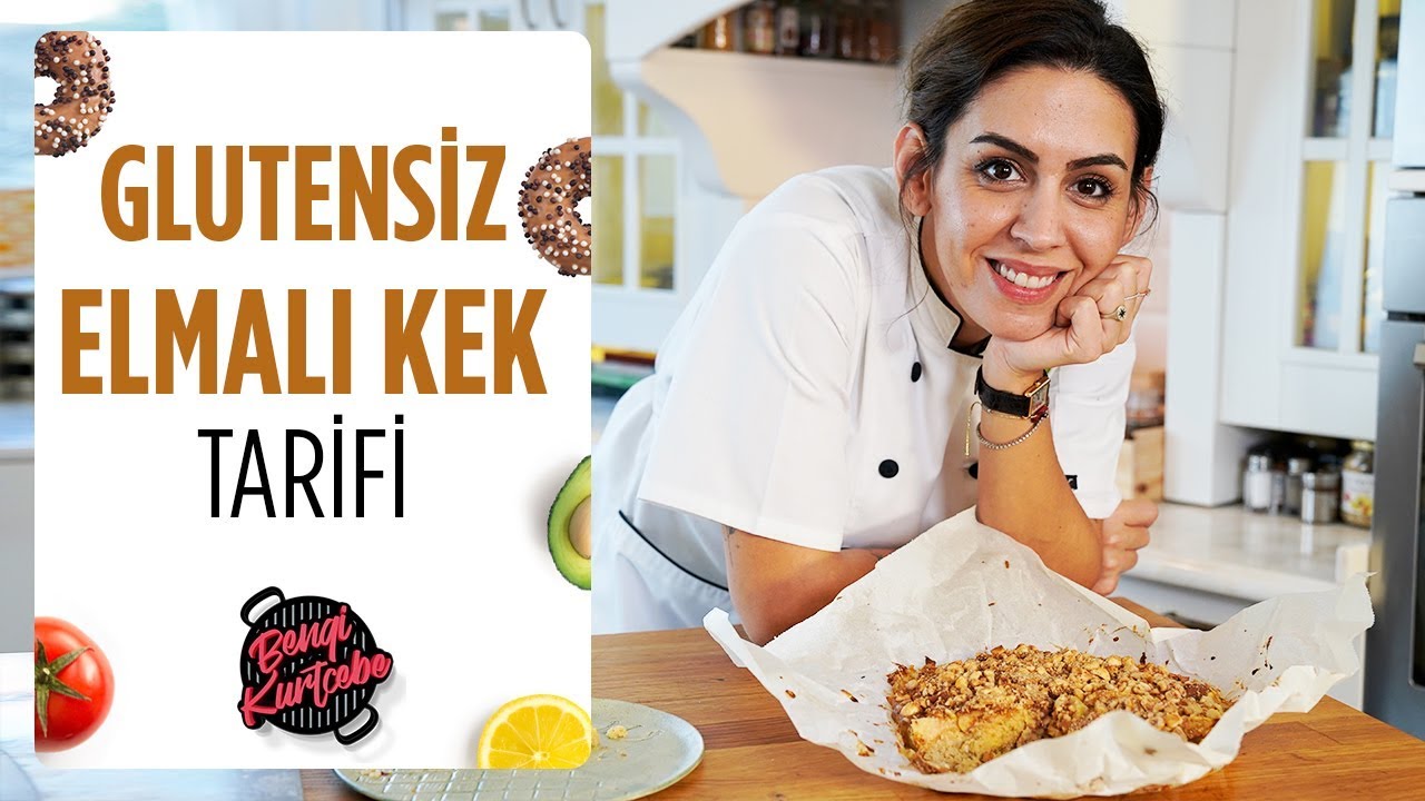 Glutensiz Elmalı Kek Tarifi | Hurmalı, Elmalı, Şekersiz ve Unsuz
