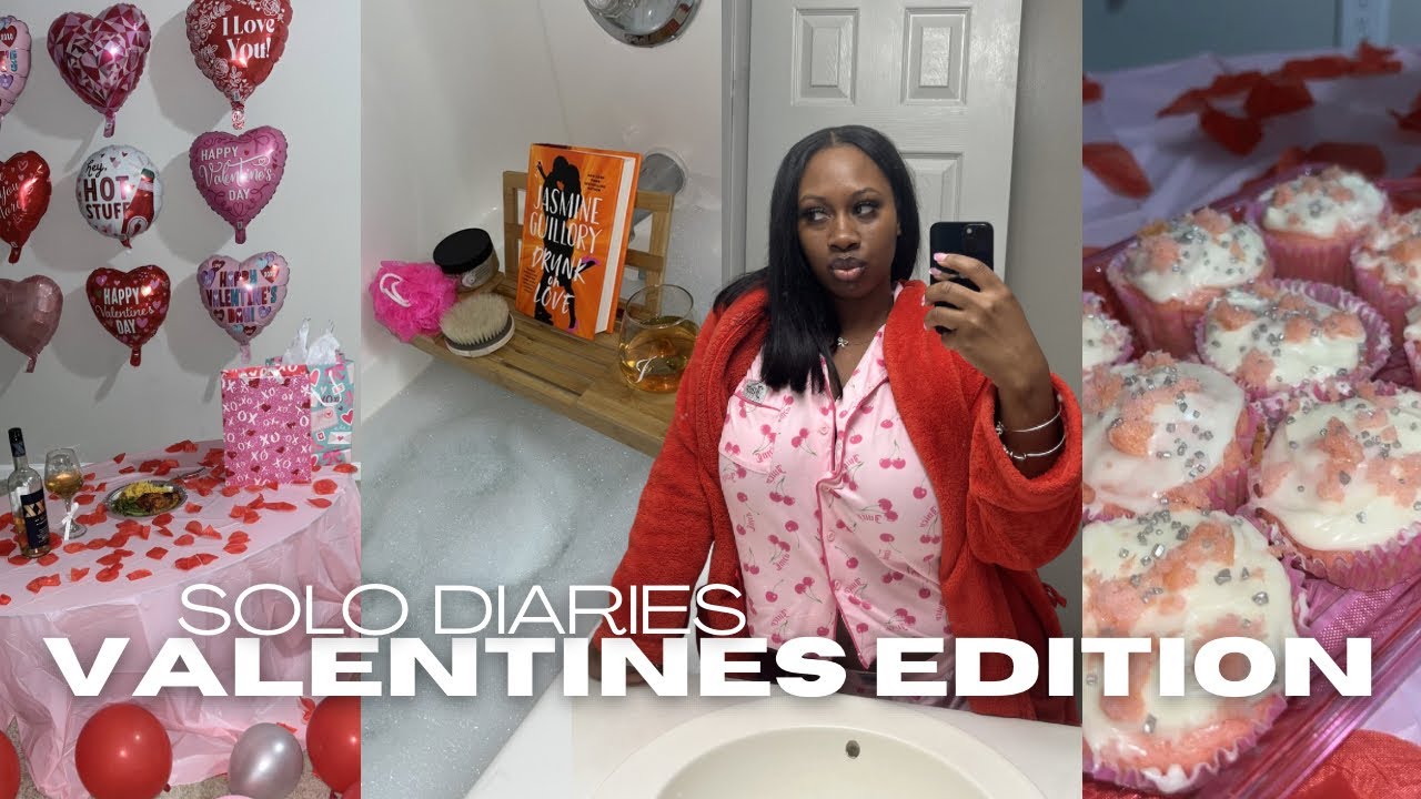 SOLO DIARIES: Valentine’s Edition 💌| I feel like myself again! Solo night in for Valentine’s Day 