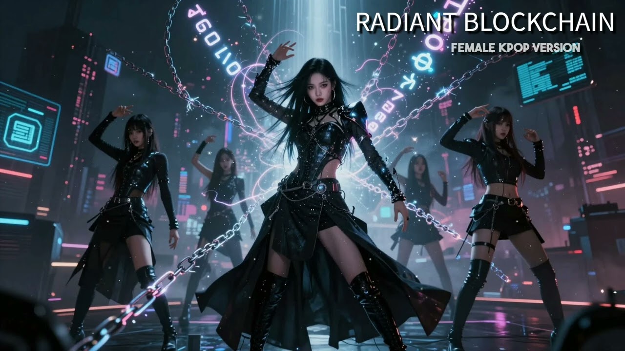 Radiant Blockchain (광휘 블록체인 ) Female Vocals –Dark K-Pop | EDM-Trap  