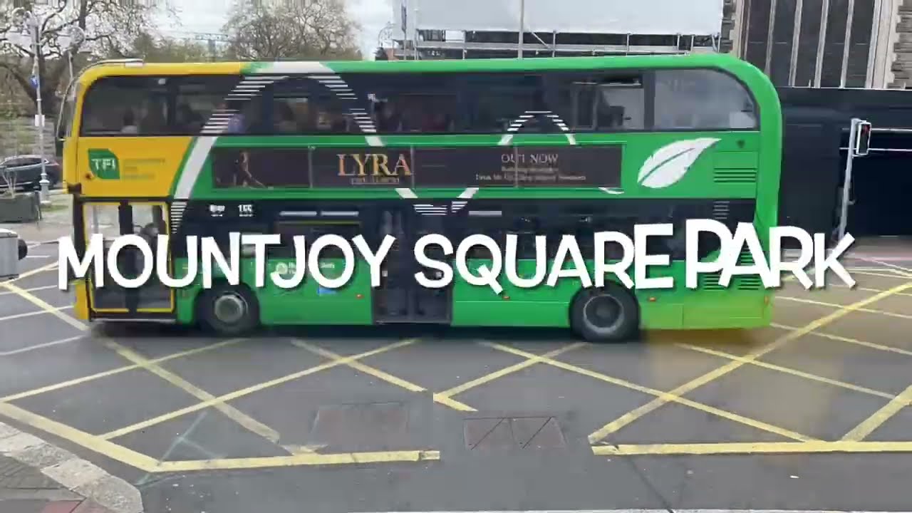 DUBLIN IRELAND: MOUNTJOY SQUARE  -  BRiDES GLENLUAS: BUS ROUTE 7 / 54 stops / 51 min  / 17 km
