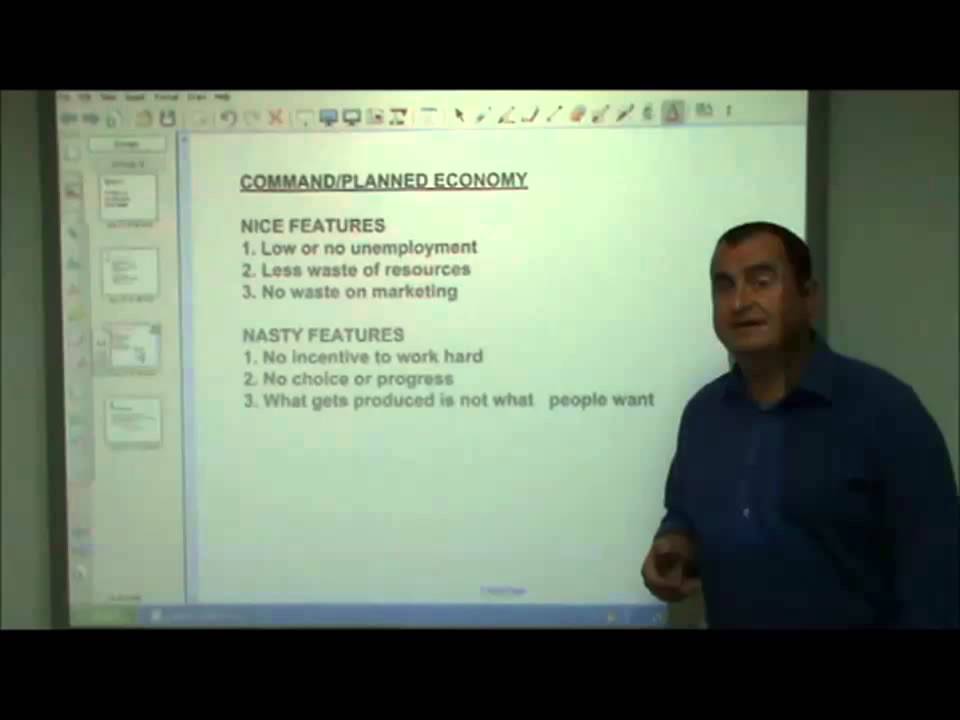AS-Level Economics Video 3 - Market and Planned Economies