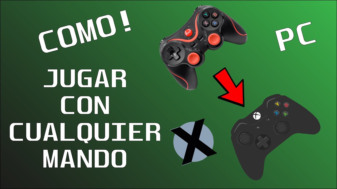 COMO CONFIGURAR  CUALQUIER MANDO GENERICO EN PC!!! Xoutput 2025
