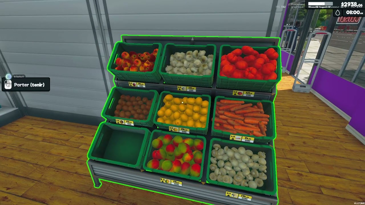Supermarket simulator partie en duo