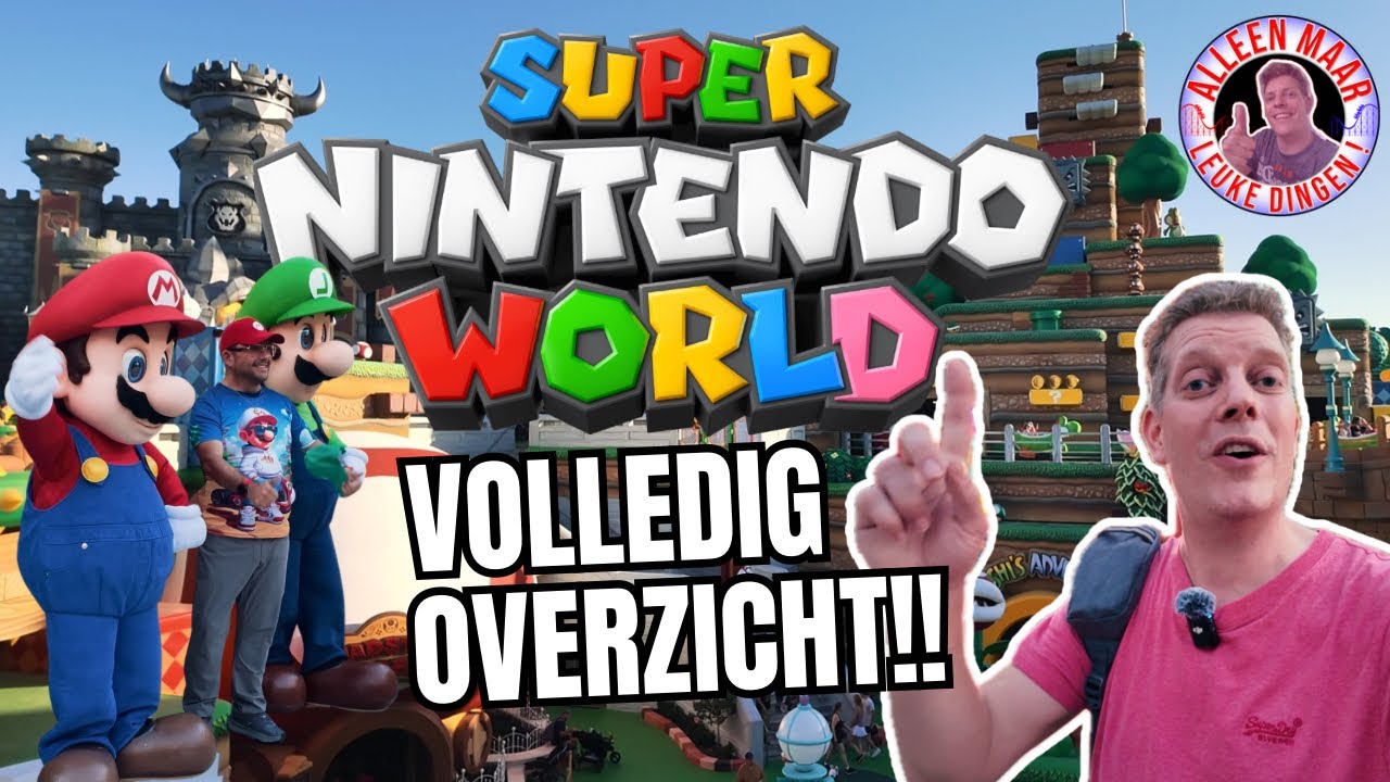 EPIC UNIVERSE (UNIVERSAL) - NIEUWSTE SUPER NINTENDO WORLD PRETPARK IS INDRUKWEKKEND!