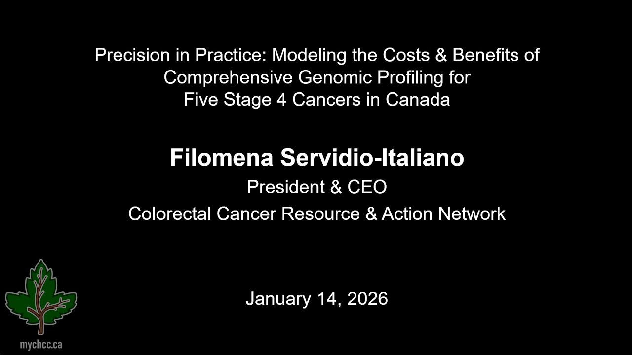 Modeling the Costs & Benefits of Comprehensive Genomic Profiling for Five Stage 4 Cancers in Canada