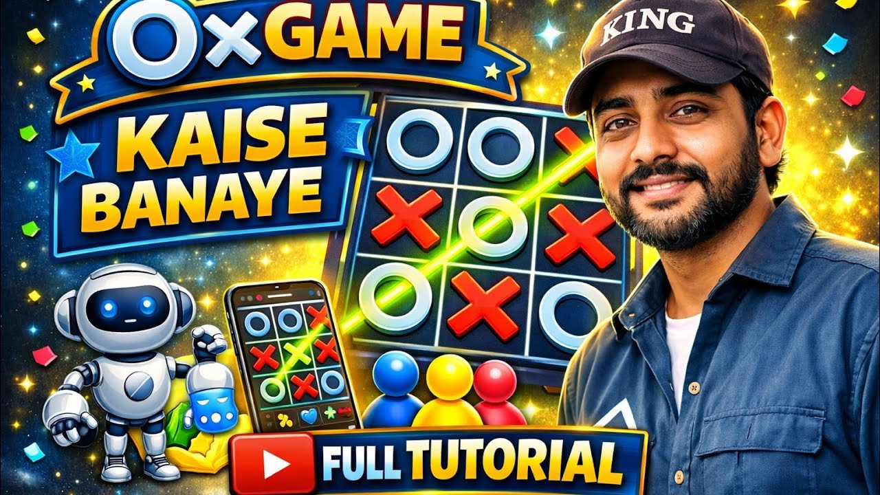 0 X game kaise banaen | Build Ai 0 X game in mobile with Ai tutorial | Code with apps 