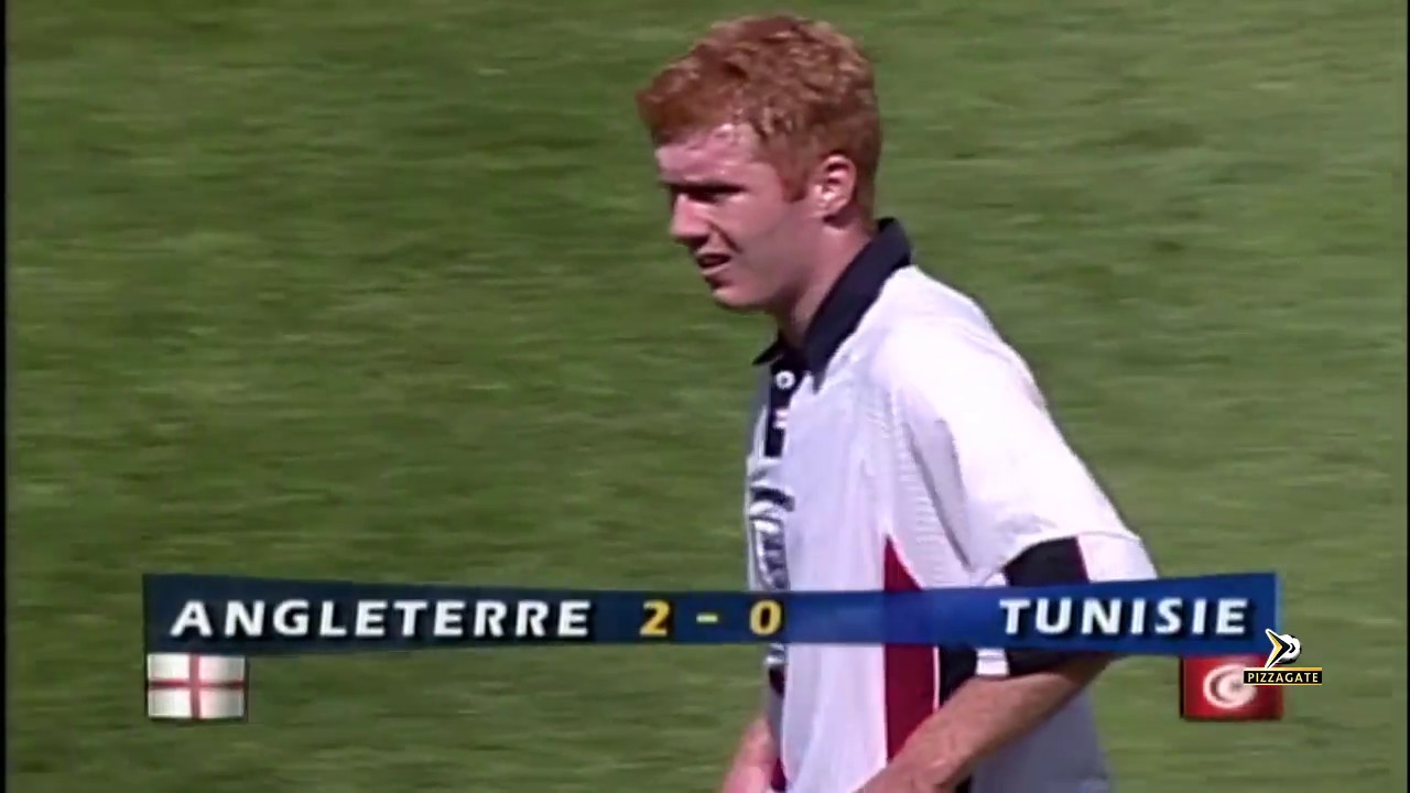 England 2-0 Tunisia - WC 1998 [50fps]