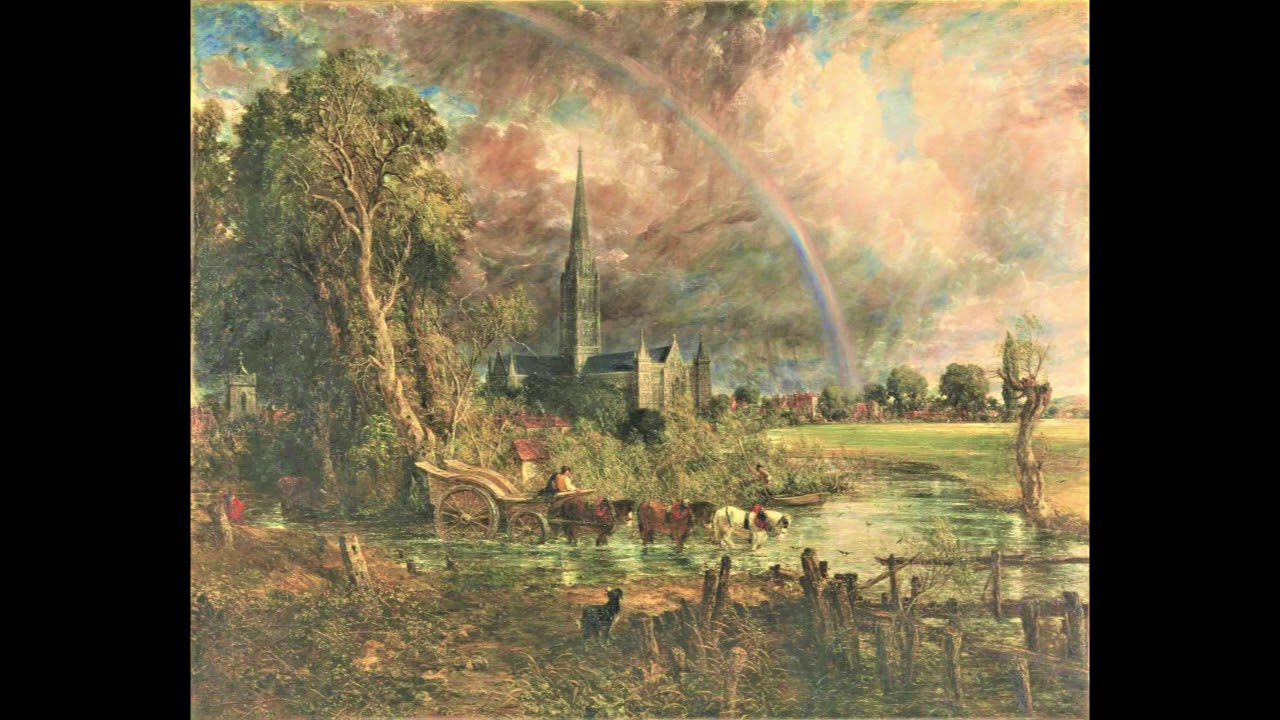 Guided Art Appreciation - Salisbury Cathedral from the Meadows by John Constable