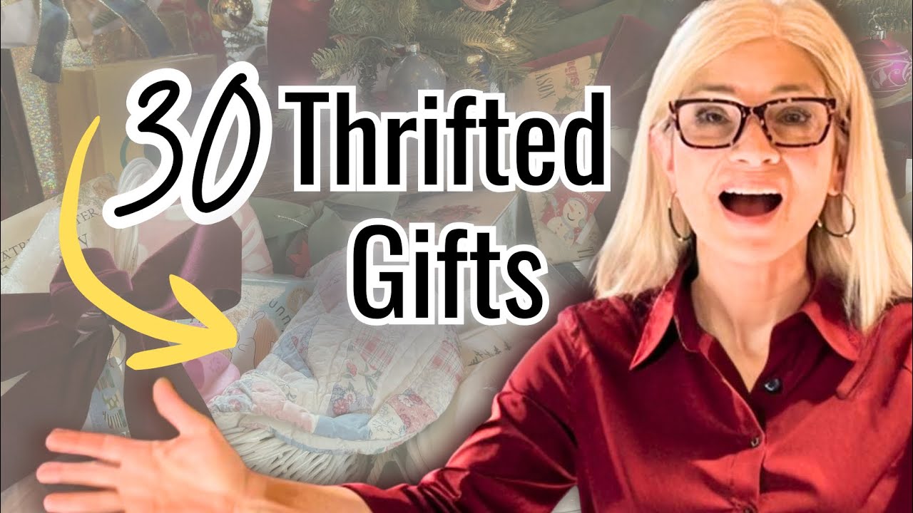I Thrifted 30 PERFECT Christmas Gifts (Under $15)!