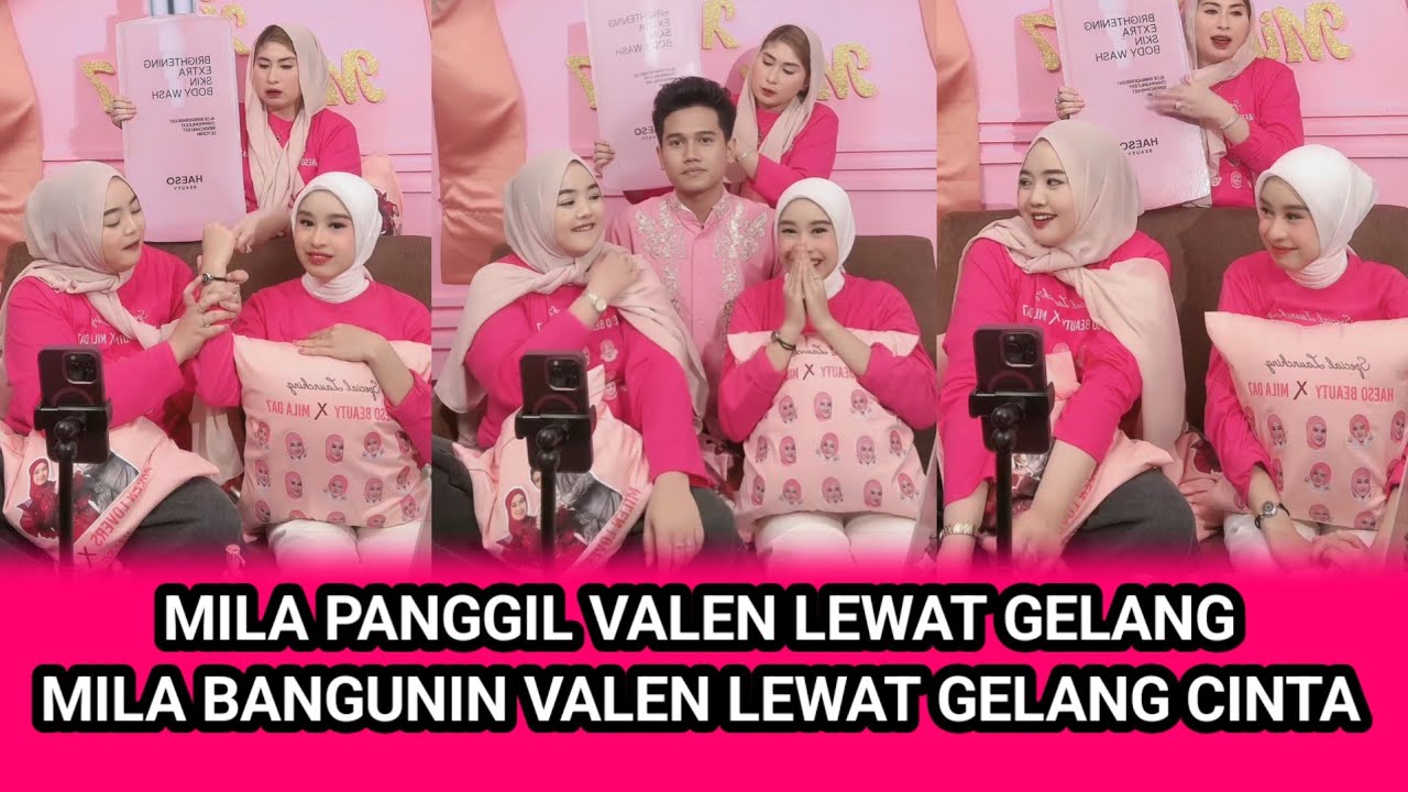 Mila bangunin papa valen lewat gelang, ajak kerja bareng #milen