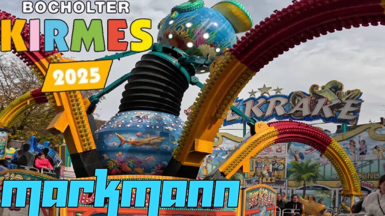 [Onride] Die Krake - Markmann - Bocholter Kirmes [10-20-2025][4K 120Hz]
