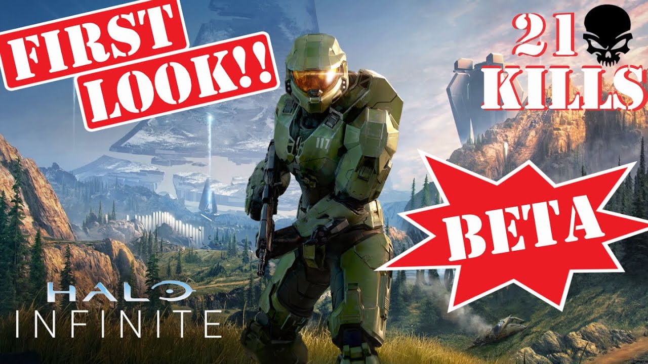 First Look Halo Infinite: Multiplayer Beta Gameplay - 21 Kills