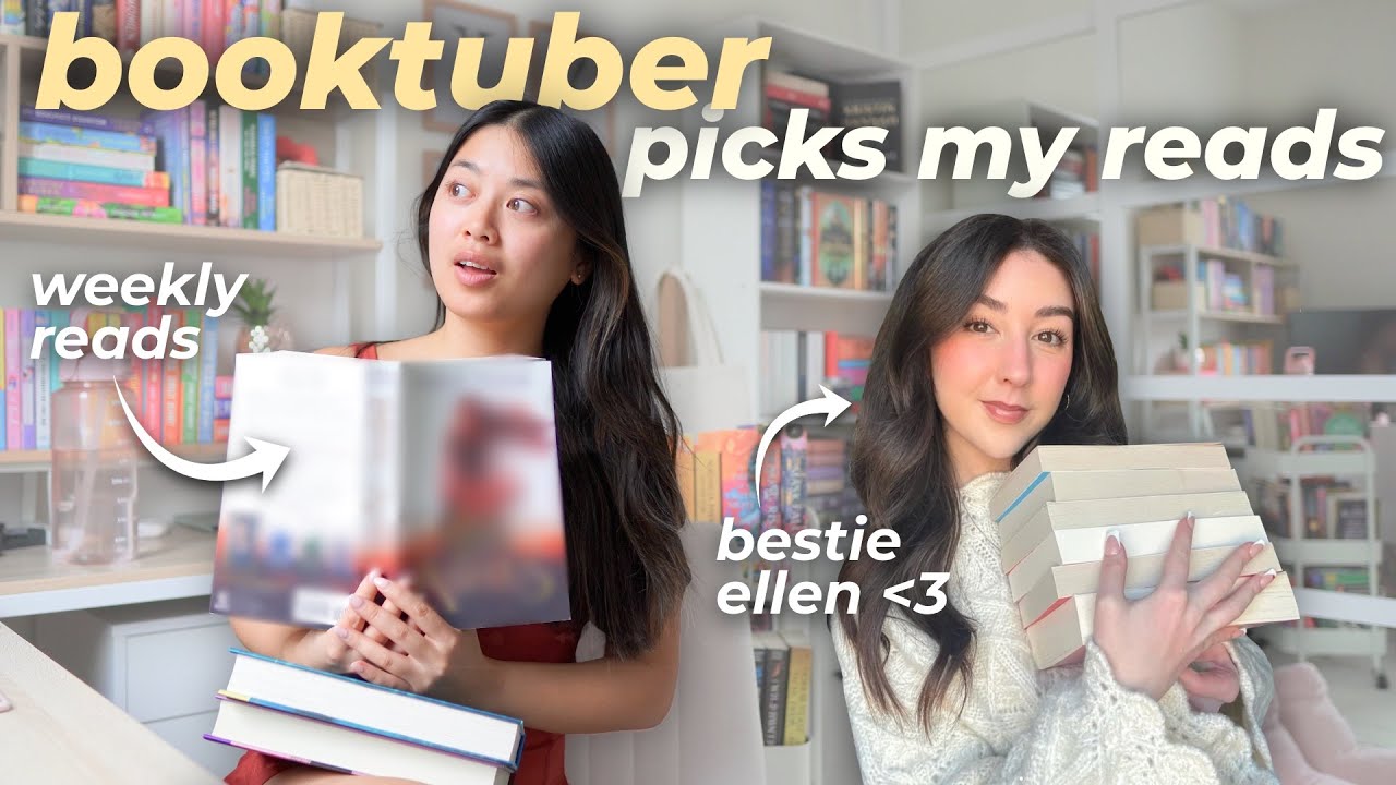 bestie @ellen catherine chooses my reads for a week 💕  | READING VLOG 📚