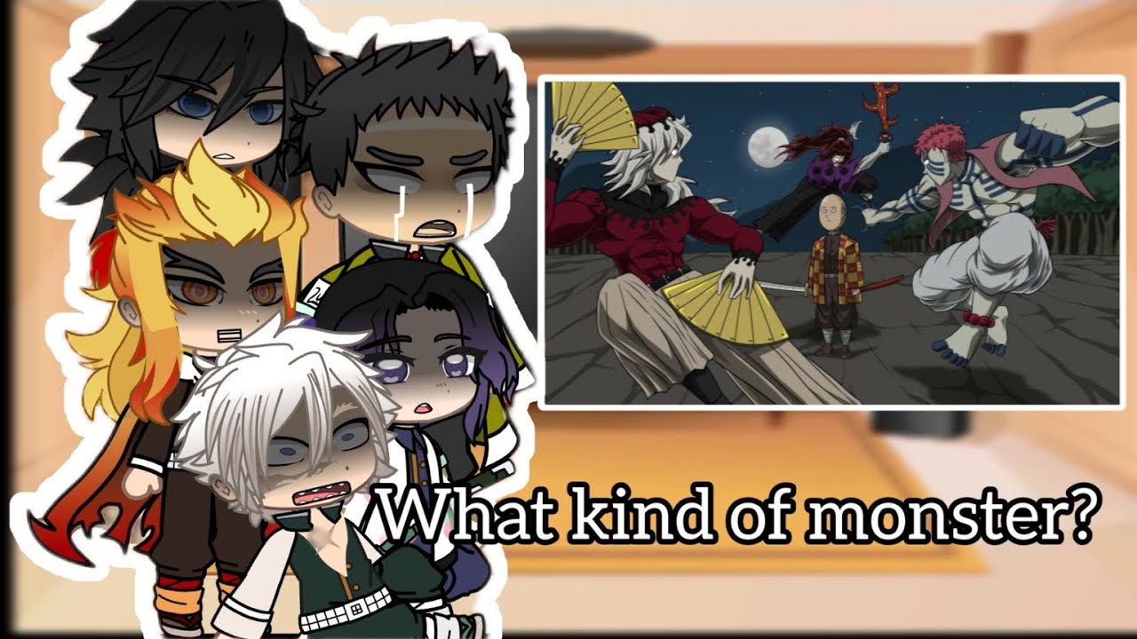 Hashiras react to Saitama in Demon Slayer | Demon Slayer | Gacha react