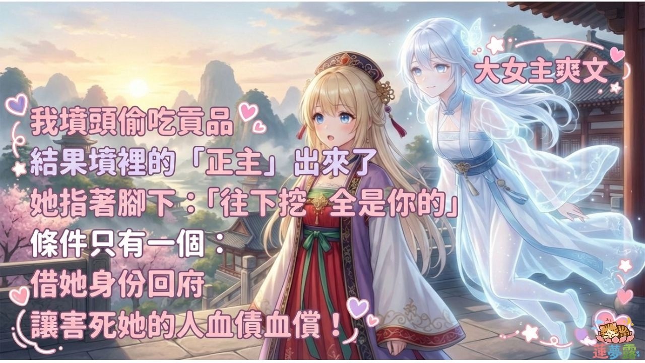 開局挖墳：厲鬼姐姐求我繼承億萬家產，裝備全靠挖，身世全靠演#雙女主 #復仇爽文 #古風#爽文 #手撕綠茶 #救贖 #大女主