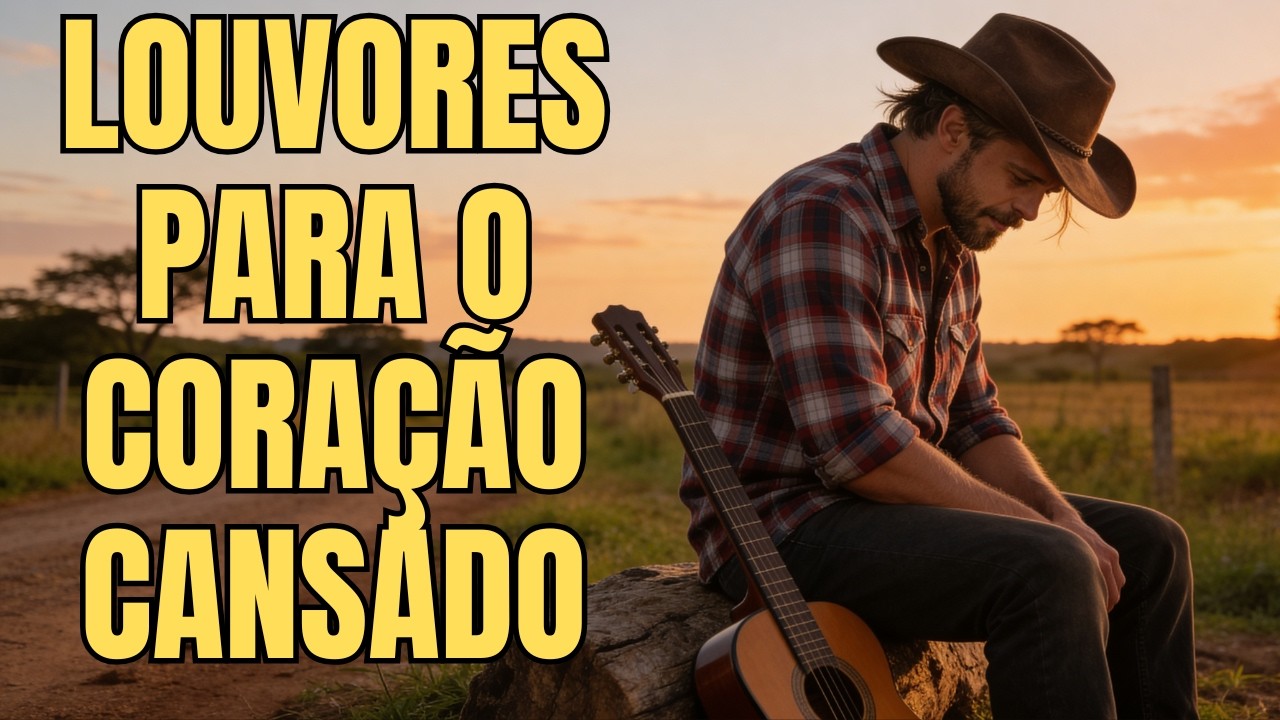 Sertanejo Gospel para Acalmar o Coração Cansado | 1 Hora de Louvores com Oração e Paz
