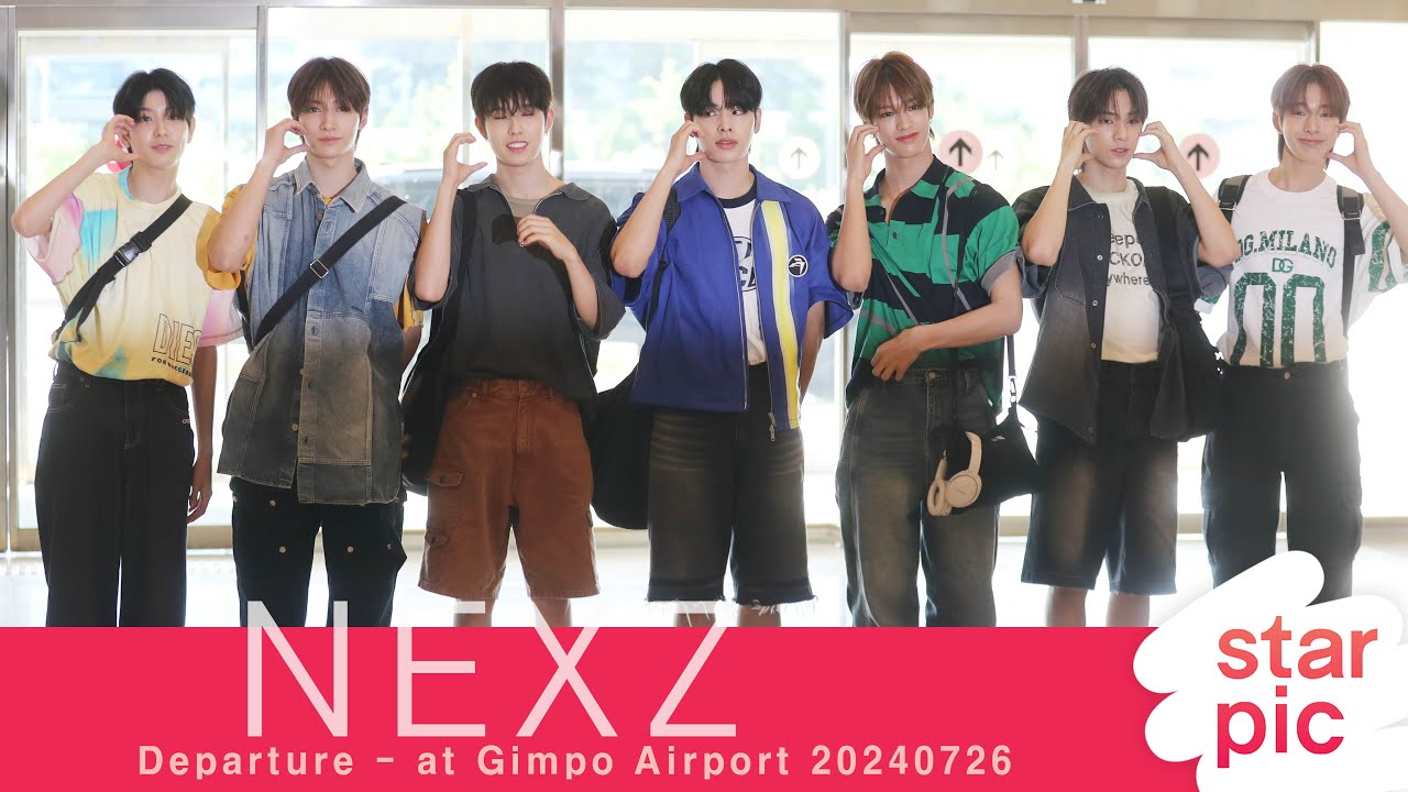 넥스지 '풋풋한 소년들'  [STARPIC] / NEXZ Departure - at Gimpo Airport 20240726