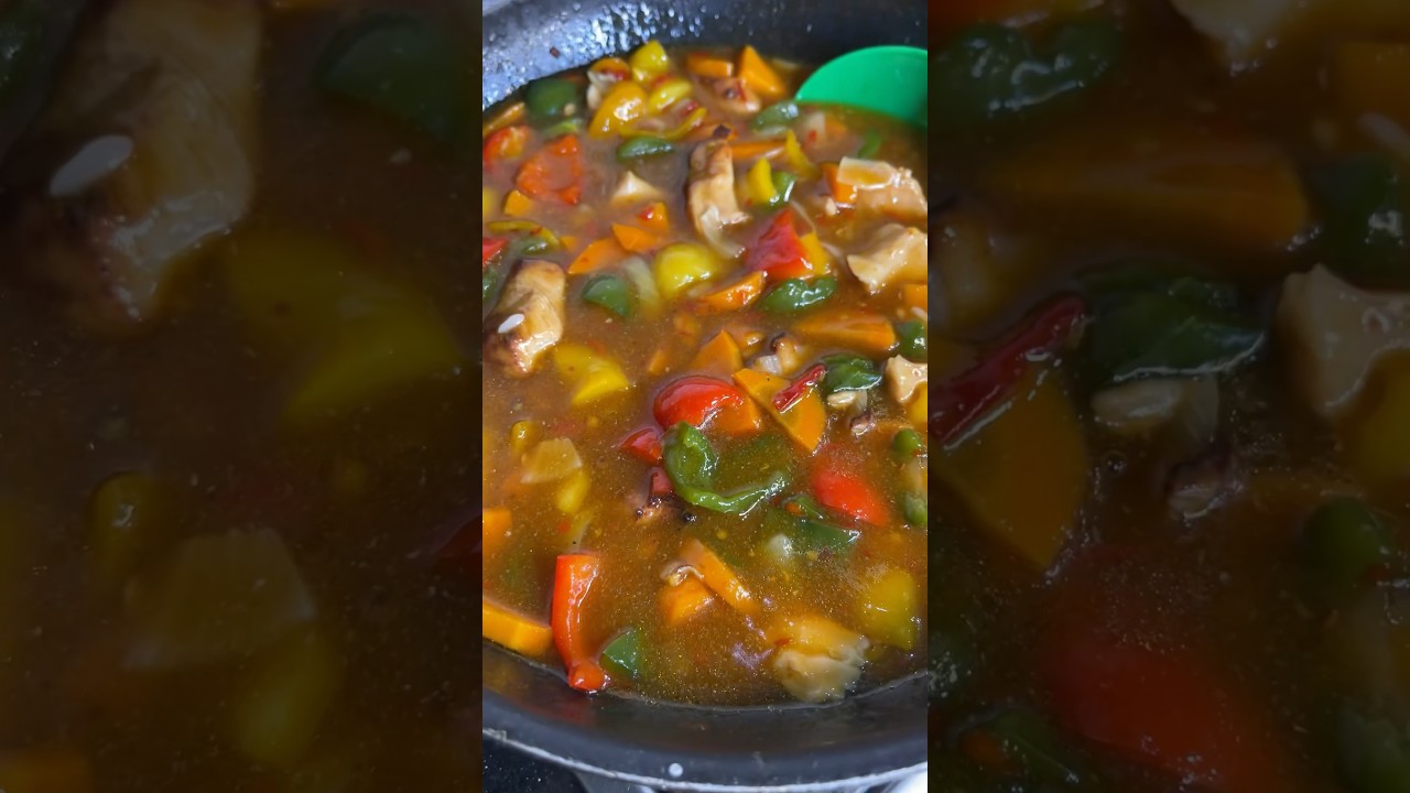 My Husband Favorite chicken Sauce 🔥 / for white rice #explorepage#easyrecipe #youtubeshorts #food