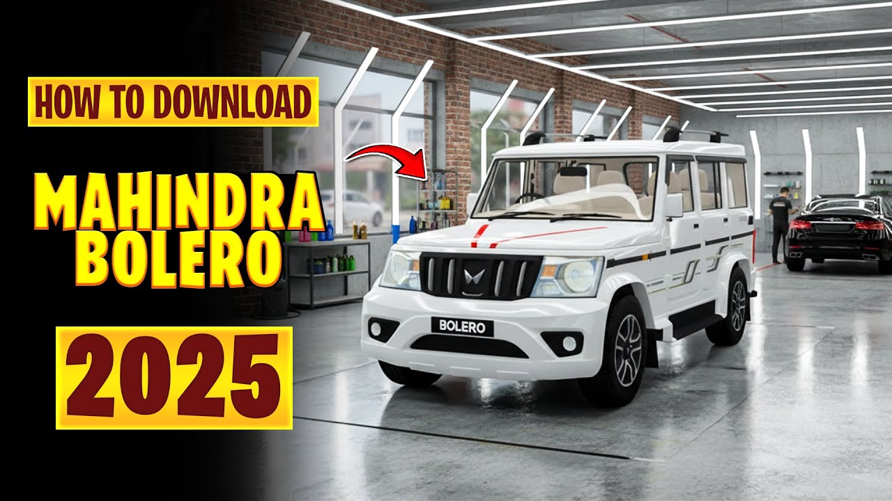 New released😍 How To Download Mahindra Bolero 2025 Car Mod In Bussid⛔ Mahindra Car Mod Bussid