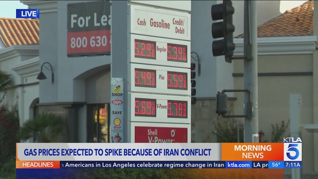 Gas prices expected to spike in wake of Iran conflict