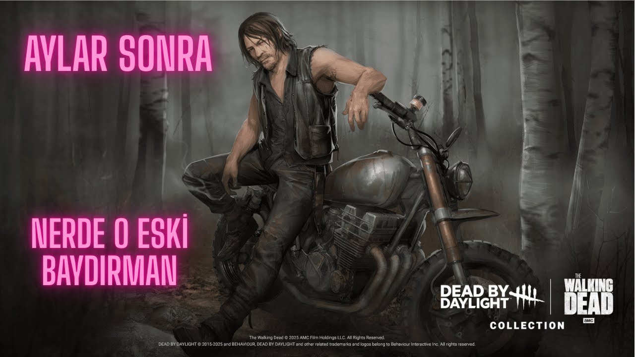 DARYL DİXON ZOMBİDEN SONRA KATİLLERDEN KAÇIYOR(KAÇAMIYOR) - DEAD BY DAYLİGHT