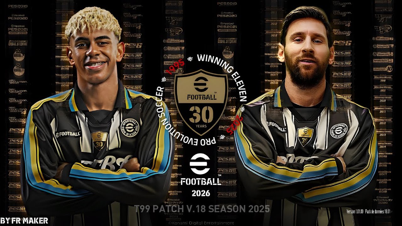 Comment mettre a Jour les menus Graphics efootball 2026 sur PES 2017 [ TUTO FACILE 2025]