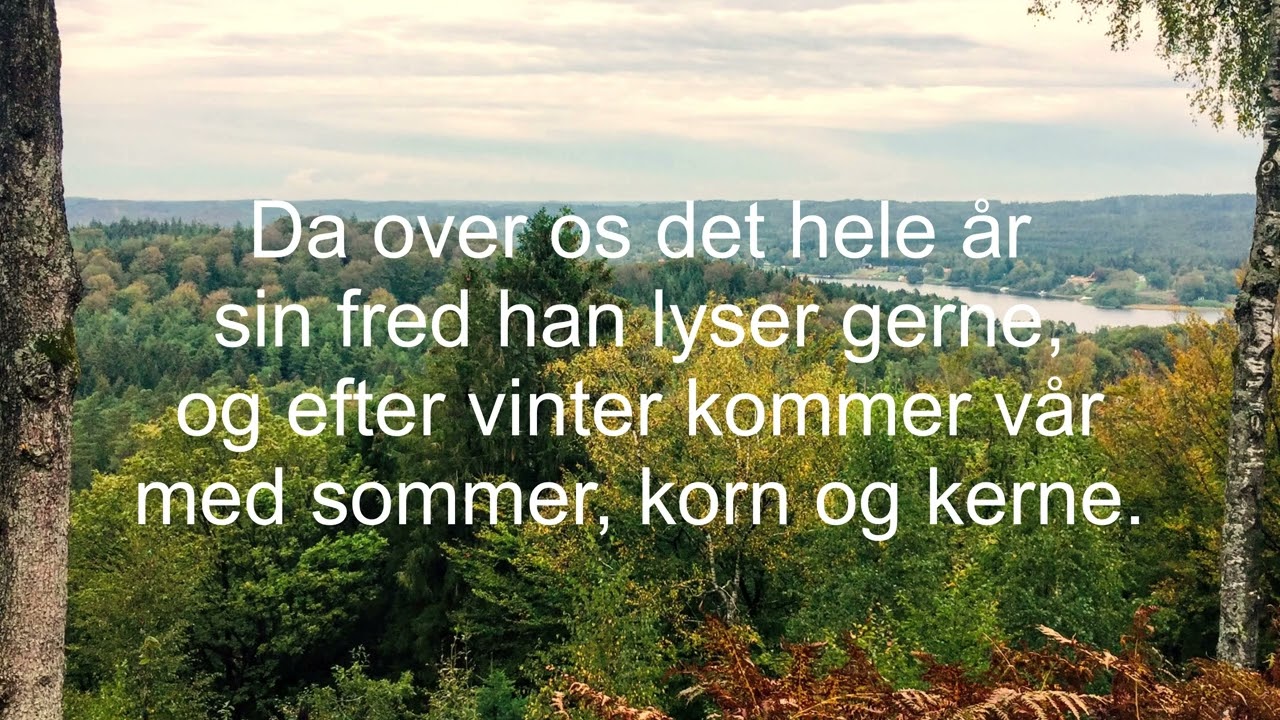 Nu falmer skoven trindt om land (Johan Henrik Nebelongs melodi)