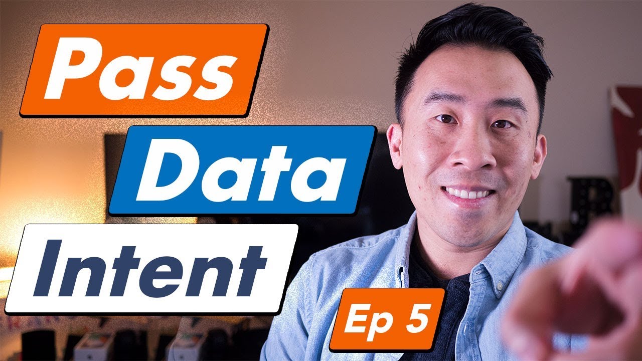 Android Kotlin YouTube: Pass Data Between Activity through Intent (Ep 5)