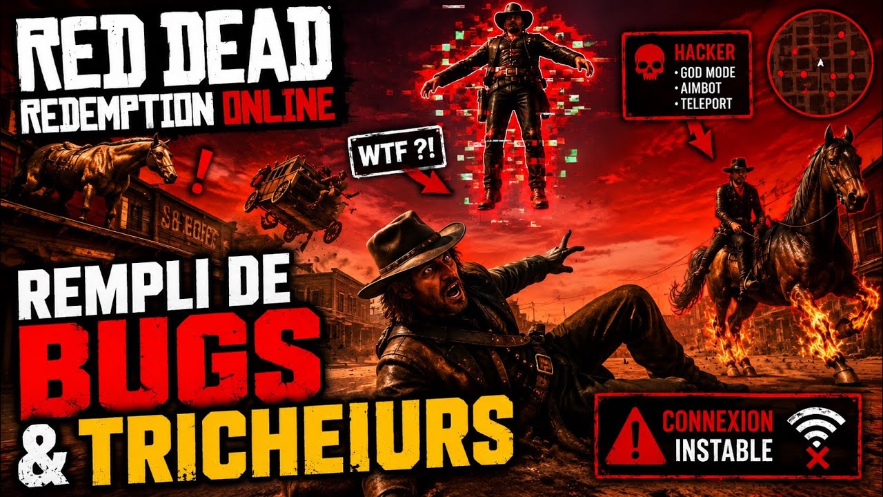 RED DEAD ONLINE EN 2023 (des bugs et des cheater a GOGO)