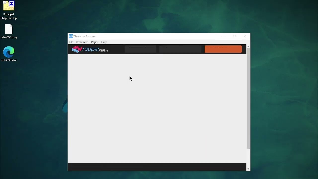 How to Import Custom Characters to Wrapper Offline