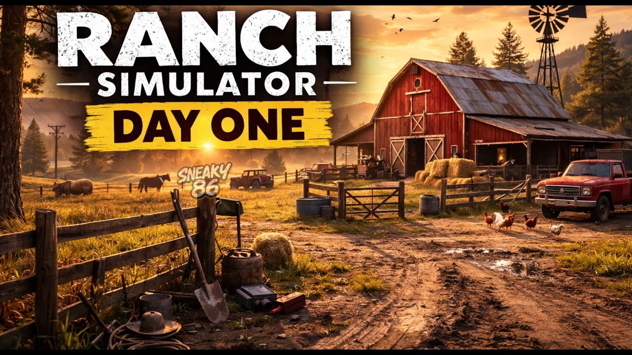 Ranch Simulator Gameplay – Day 1 | Fresh Start, Big Plans!🔥#tamilgamin #ranchsimulator