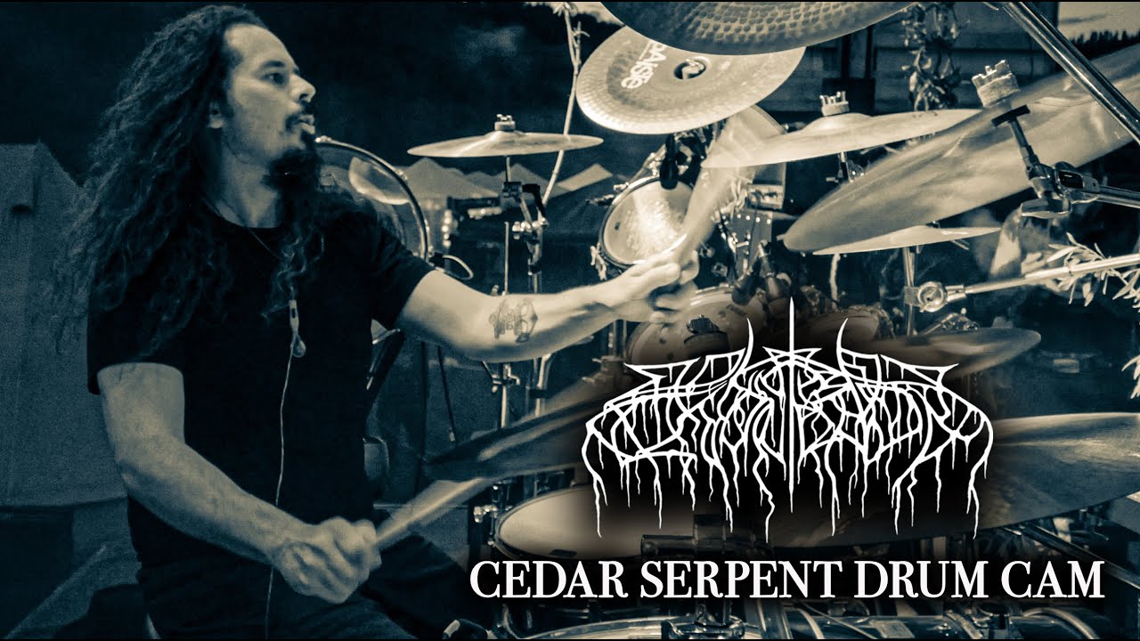 WOLVES IN THE THRONE ROOM - Cedar Serpent DRUM CAM -  Fire in the Mountains Festival 2022