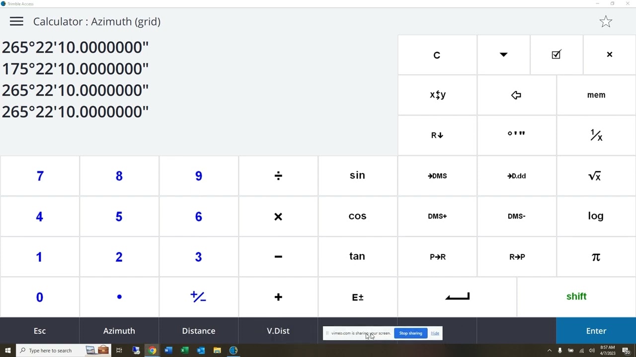 Creating a Grid for Stakeout Trimble Access - Vectors EDU Tutorial