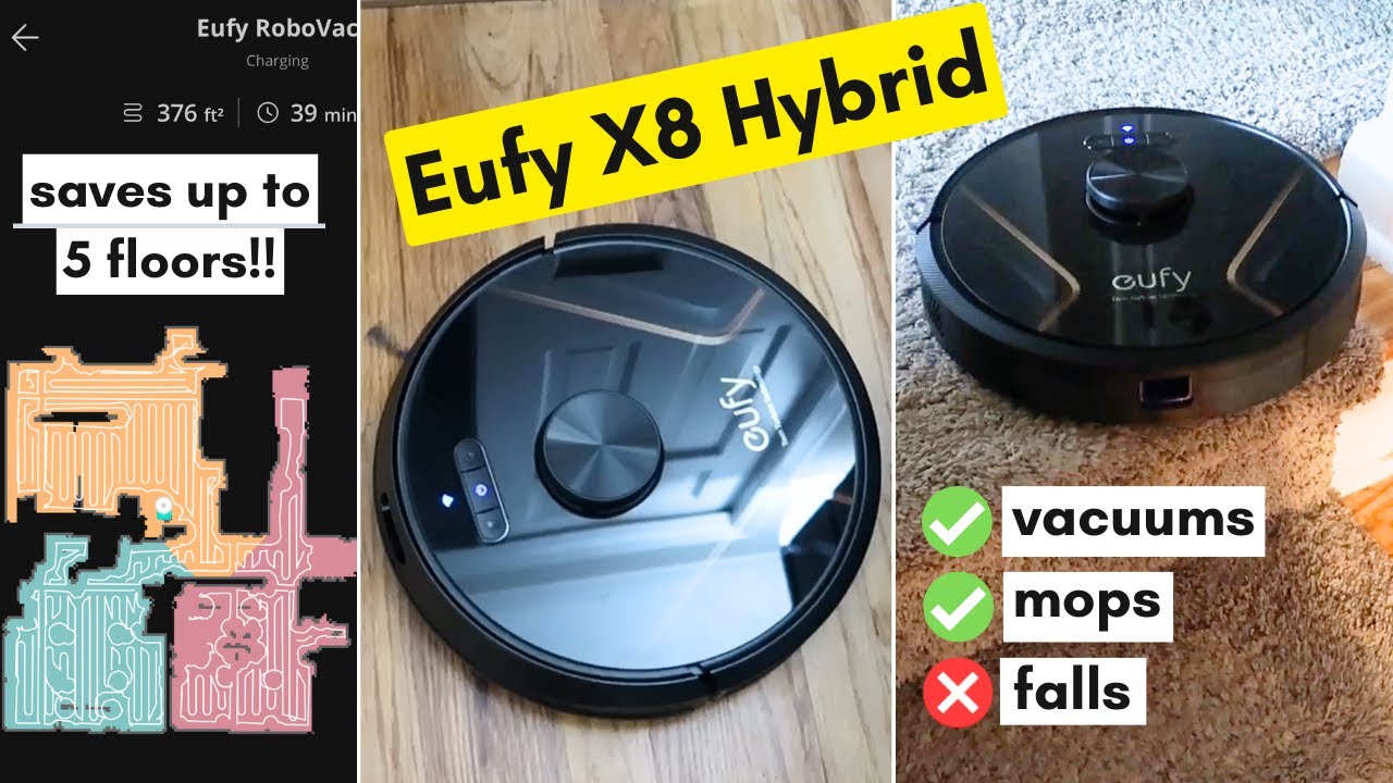 Eufy X8 Hybrid Robovac: FULL DEMO + review