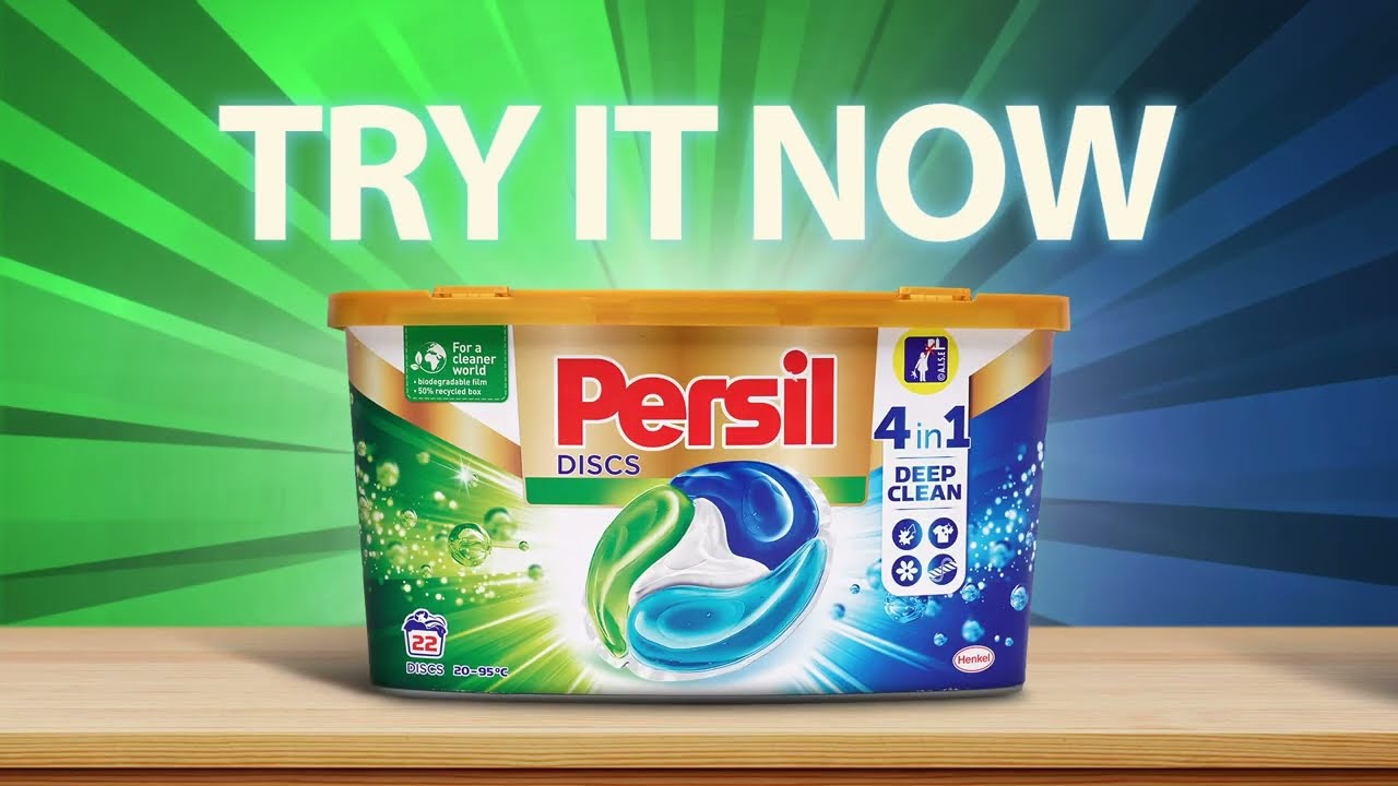No residues and perfect cleanliness with Persil Discs.