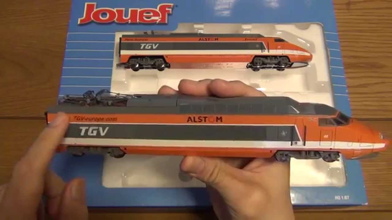 外国型鉄道模型のご紹介（TGV Sud Est SNCF  Jouef製）