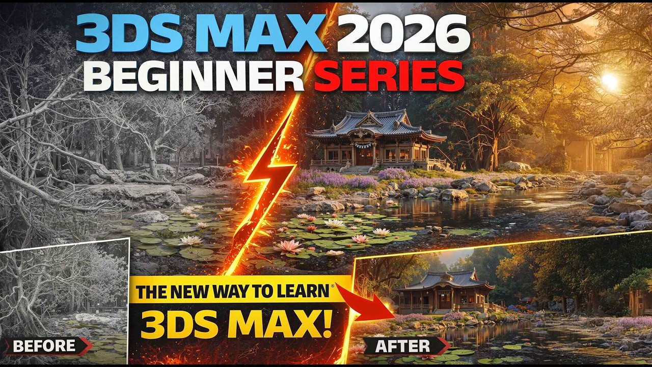 3Ds Max 2026 Beginner Series Part 1 | Interface, Viewports & Navigation