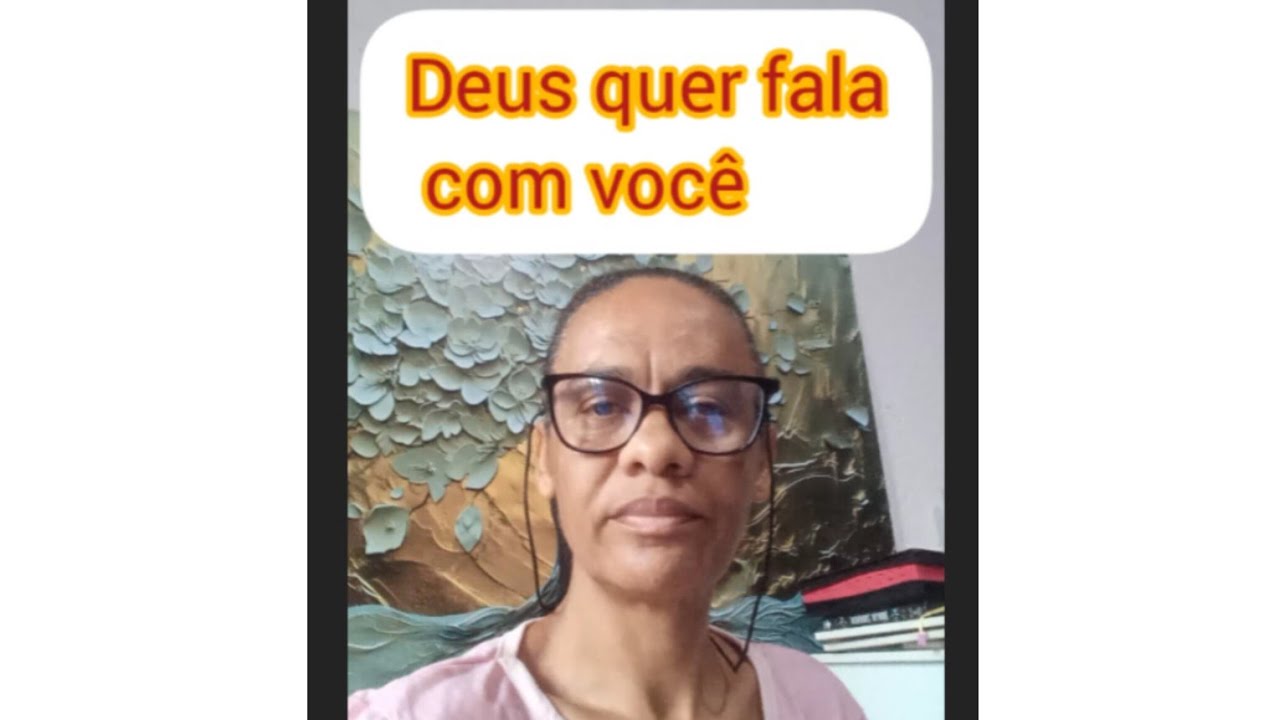 Deus quer falar com você.🙏