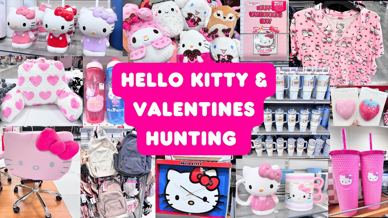 💖 Hello Kitty в поисках новеньких пледов ко Дню святого Валентина! 💖 #Hellokitty #Pink #sanrio #v...